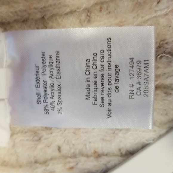 💕HEARTLOOM💕 Nikita Pant Oat Ribbed Soft & Cozy Wide Leg Sweatpants Large NWT - Picture 14 of 14